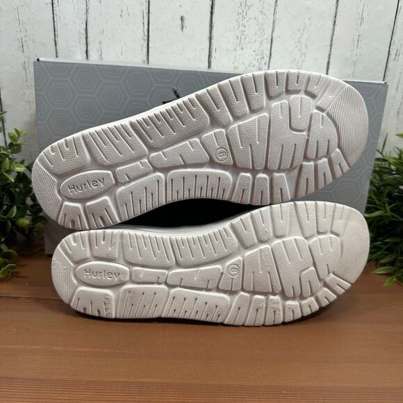 Hurley Men's Laguna Black Lightweight Memory Foam Casual Shoes Size 8 - Picture 10 of 10